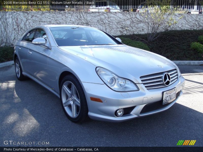 Iridium Silver Metallic / Black 2008 Mercedes-Benz CLS 550