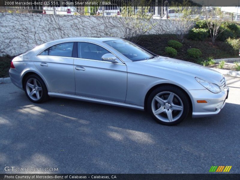Iridium Silver Metallic / Black 2008 Mercedes-Benz CLS 550