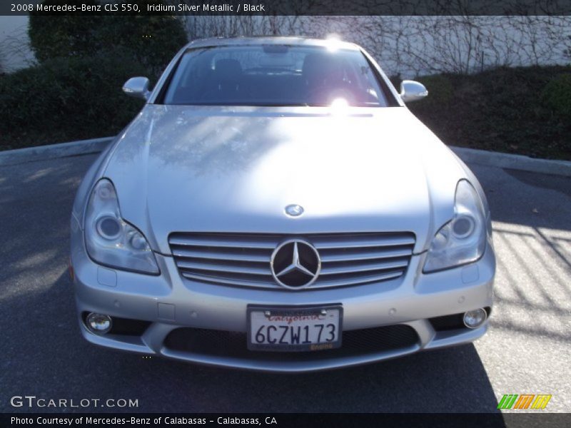 Iridium Silver Metallic / Black 2008 Mercedes-Benz CLS 550