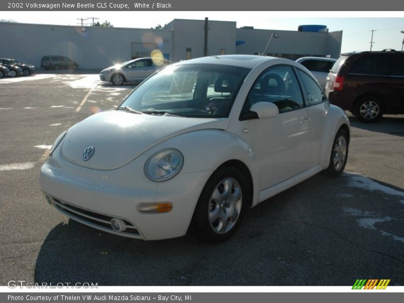 White / Black 2002 Volkswagen New Beetle GLS Coupe