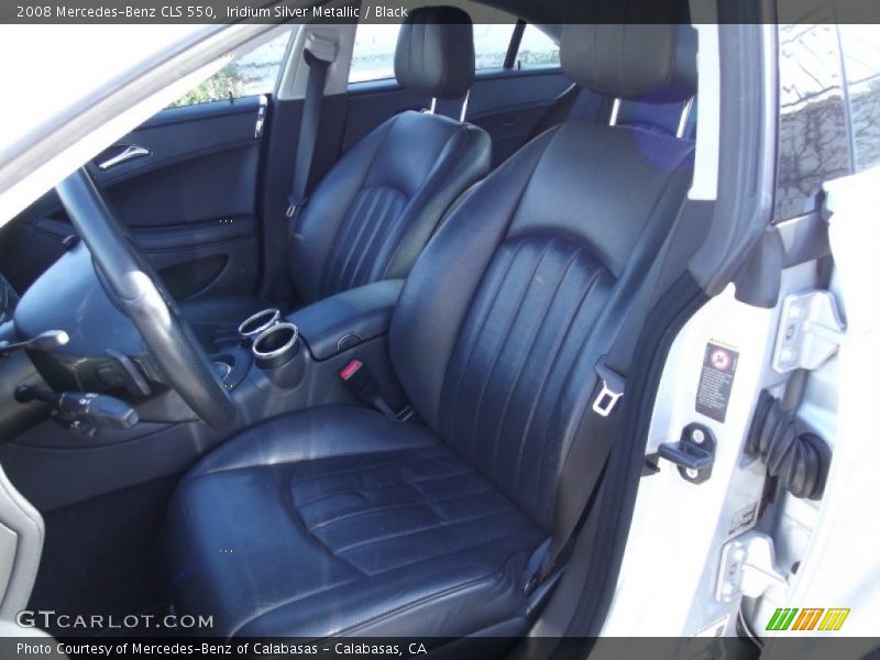Iridium Silver Metallic / Black 2008 Mercedes-Benz CLS 550