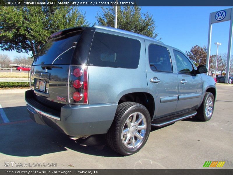 Stealth Gray Metallic / Cocoa/Light Cashmere 2007 GMC Yukon Denali AWD
