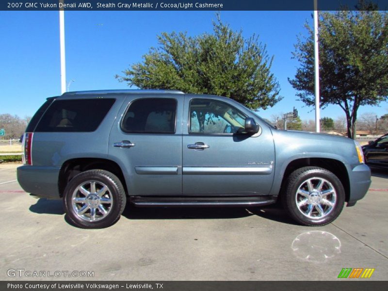 Stealth Gray Metallic / Cocoa/Light Cashmere 2007 GMC Yukon Denali AWD