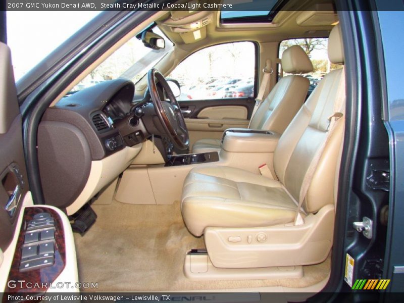 Stealth Gray Metallic / Cocoa/Light Cashmere 2007 GMC Yukon Denali AWD