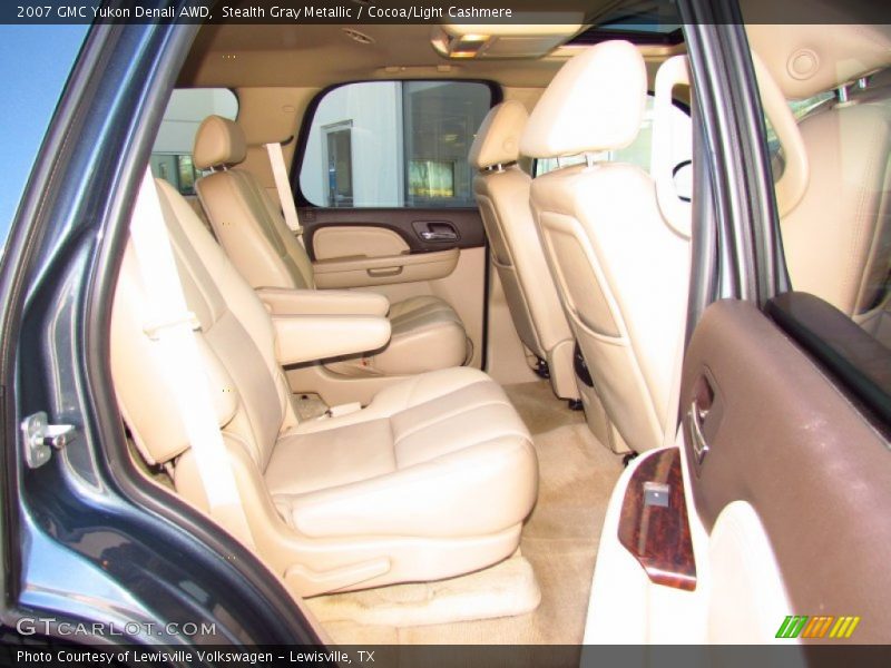 Stealth Gray Metallic / Cocoa/Light Cashmere 2007 GMC Yukon Denali AWD