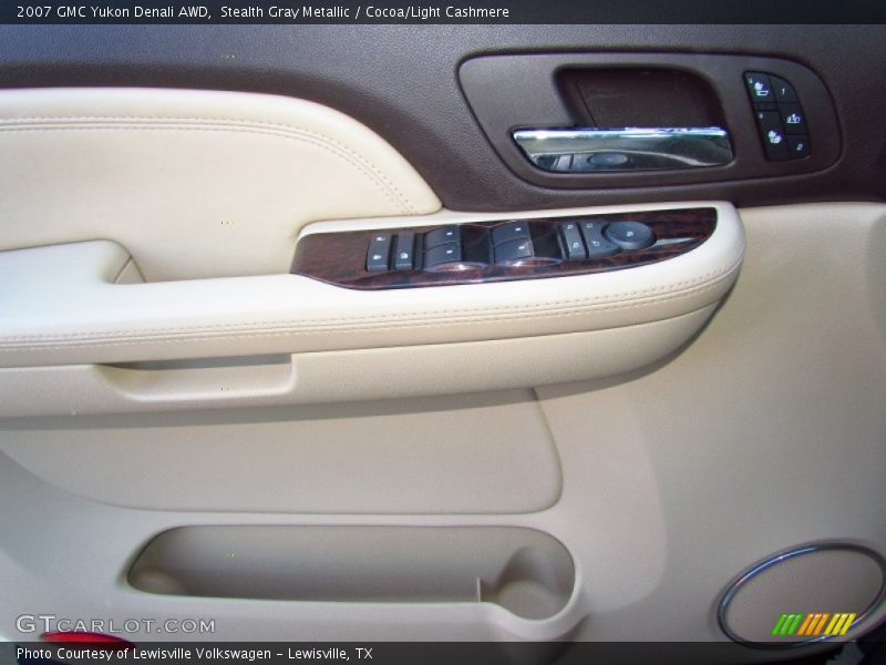 Stealth Gray Metallic / Cocoa/Light Cashmere 2007 GMC Yukon Denali AWD