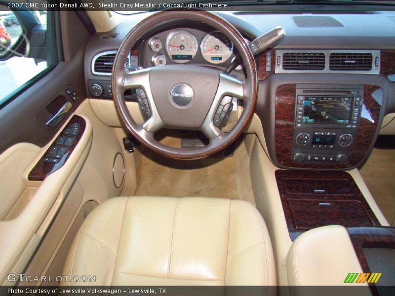 Stealth Gray Metallic / Cocoa/Light Cashmere 2007 GMC Yukon Denali AWD