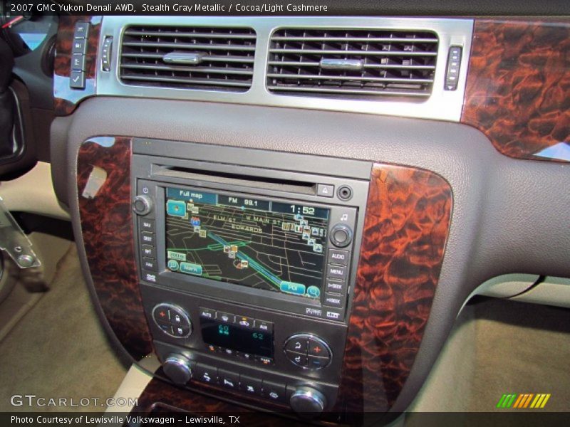 Stealth Gray Metallic / Cocoa/Light Cashmere 2007 GMC Yukon Denali AWD