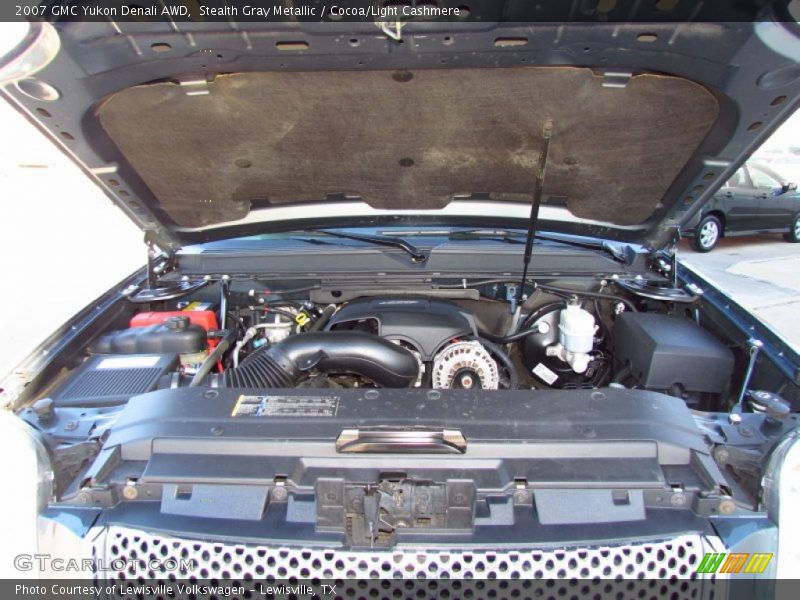 Stealth Gray Metallic / Cocoa/Light Cashmere 2007 GMC Yukon Denali AWD