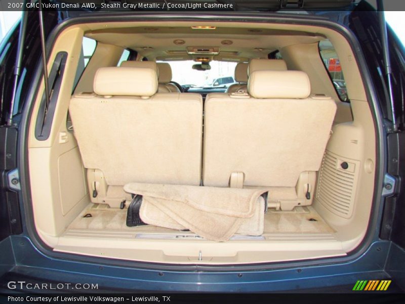 Stealth Gray Metallic / Cocoa/Light Cashmere 2007 GMC Yukon Denali AWD