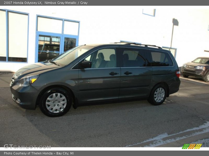 Nimbus Gray Metallic / Gray 2007 Honda Odyssey LX