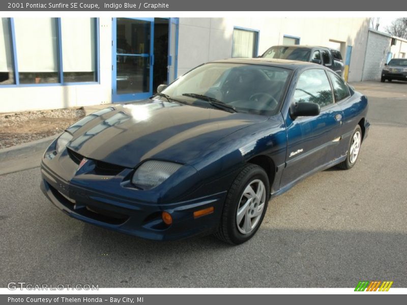 Indigo Blue / Graphite 2001 Pontiac Sunfire SE Coupe