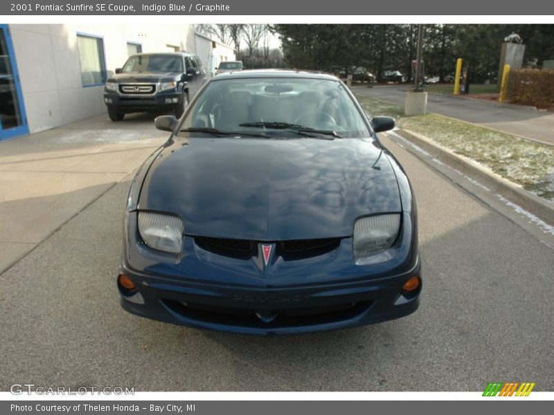 Indigo Blue / Graphite 2001 Pontiac Sunfire SE Coupe