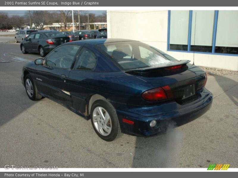 Indigo Blue / Graphite 2001 Pontiac Sunfire SE Coupe