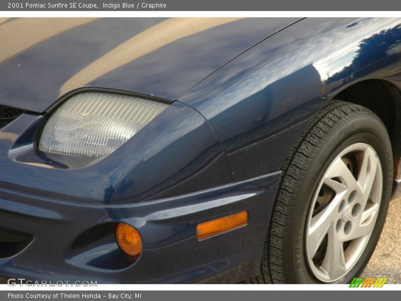 Indigo Blue / Graphite 2001 Pontiac Sunfire SE Coupe