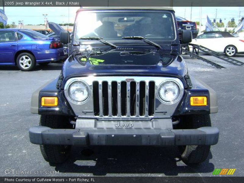 Black / Khaki 2005 Jeep Wrangler X 4x4