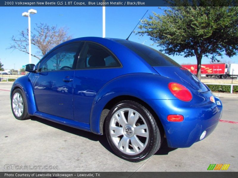 Blue Lagoon Metallic / Black/Blue 2003 Volkswagen New Beetle GLS 1.8T Coupe