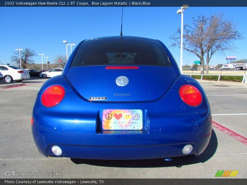 Blue Lagoon Metallic / Black/Blue 2003 Volkswagen New Beetle GLS 1.8T Coupe