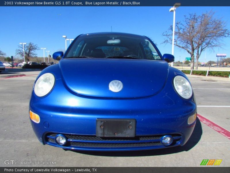 Blue Lagoon Metallic / Black/Blue 2003 Volkswagen New Beetle GLS 1.8T Coupe