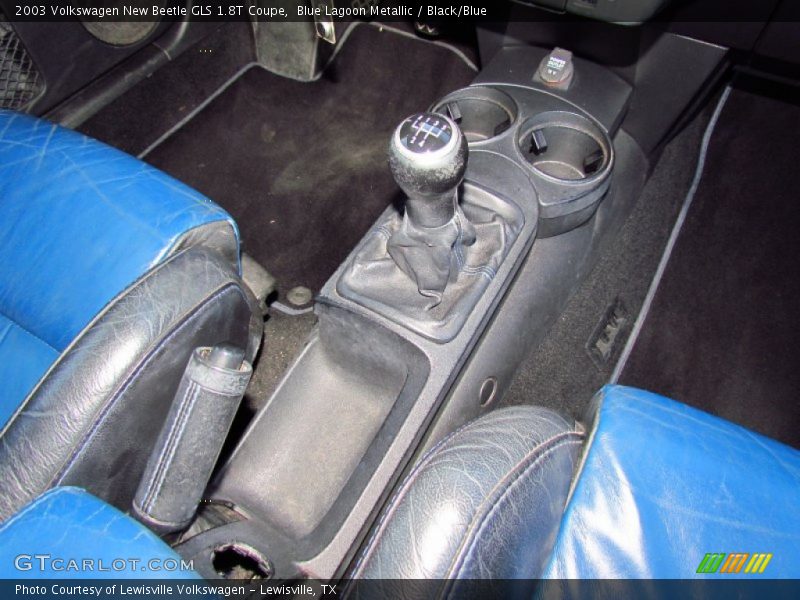 Blue Lagoon Metallic / Black/Blue 2003 Volkswagen New Beetle GLS 1.8T Coupe