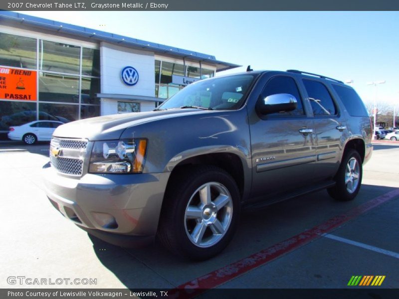 Graystone Metallic / Ebony 2007 Chevrolet Tahoe LTZ