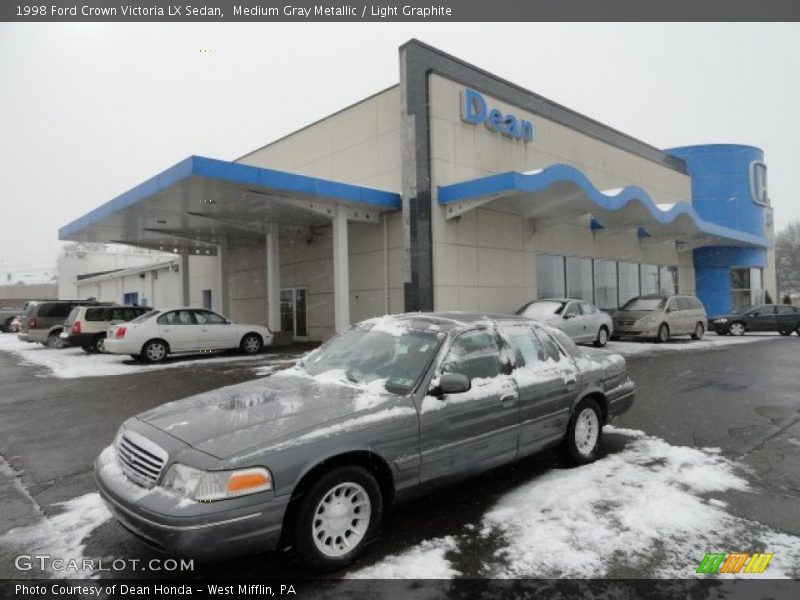 Medium Gray Metallic / Light Graphite 1998 Ford Crown Victoria LX Sedan