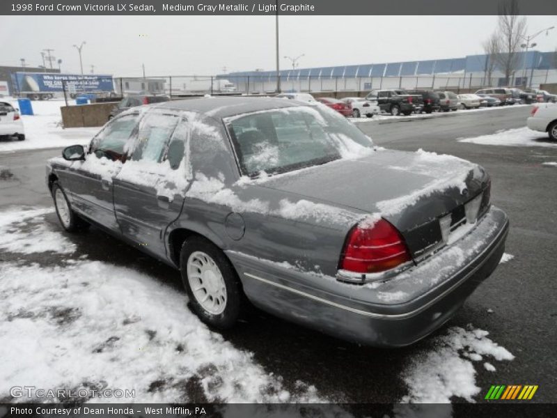 Medium Gray Metallic / Light Graphite 1998 Ford Crown Victoria LX Sedan