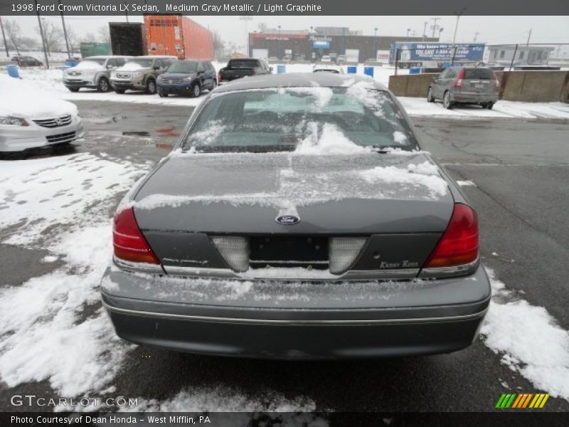 Medium Gray Metallic / Light Graphite 1998 Ford Crown Victoria LX Sedan