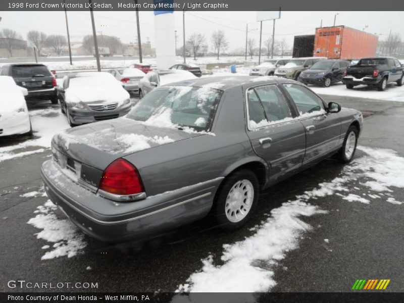 Medium Gray Metallic / Light Graphite 1998 Ford Crown Victoria LX Sedan