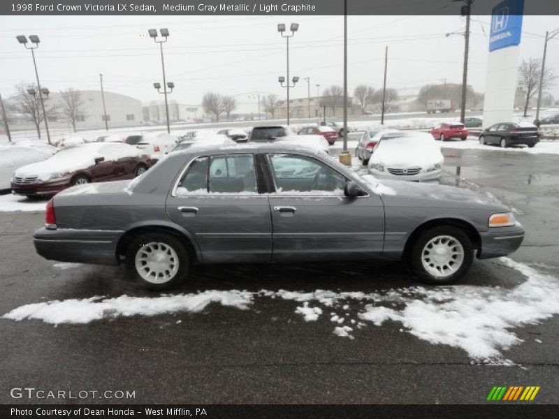 Medium Gray Metallic / Light Graphite 1998 Ford Crown Victoria LX Sedan