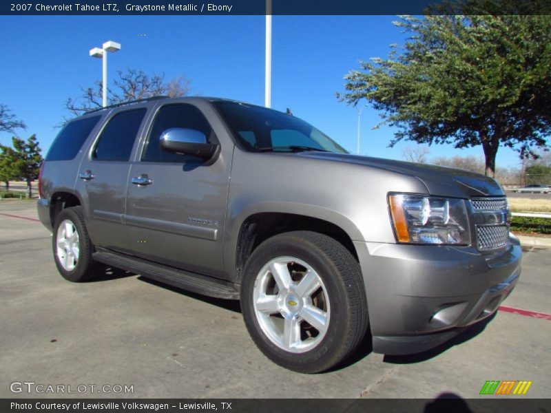 Graystone Metallic / Ebony 2007 Chevrolet Tahoe LTZ