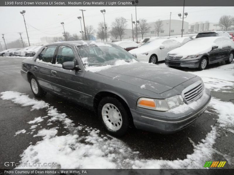 Medium Gray Metallic / Light Graphite 1998 Ford Crown Victoria LX Sedan