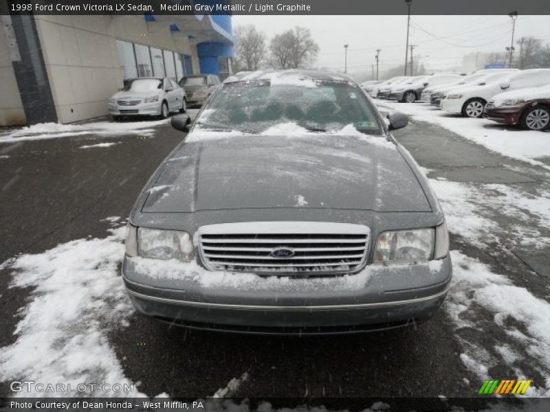Medium Gray Metallic / Light Graphite 1998 Ford Crown Victoria LX Sedan