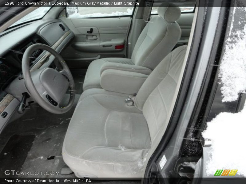 Medium Gray Metallic / Light Graphite 1998 Ford Crown Victoria LX Sedan