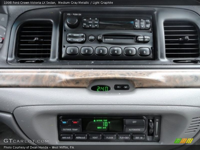 Controls of 1998 Crown Victoria LX Sedan