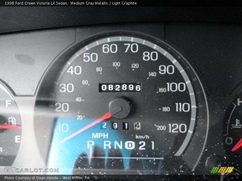 Medium Gray Metallic / Light Graphite 1998 Ford Crown Victoria LX Sedan