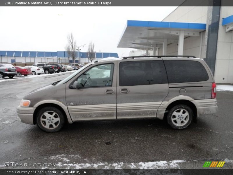 Dark Bronzemist Metallic / Taupe 2003 Pontiac Montana AWD