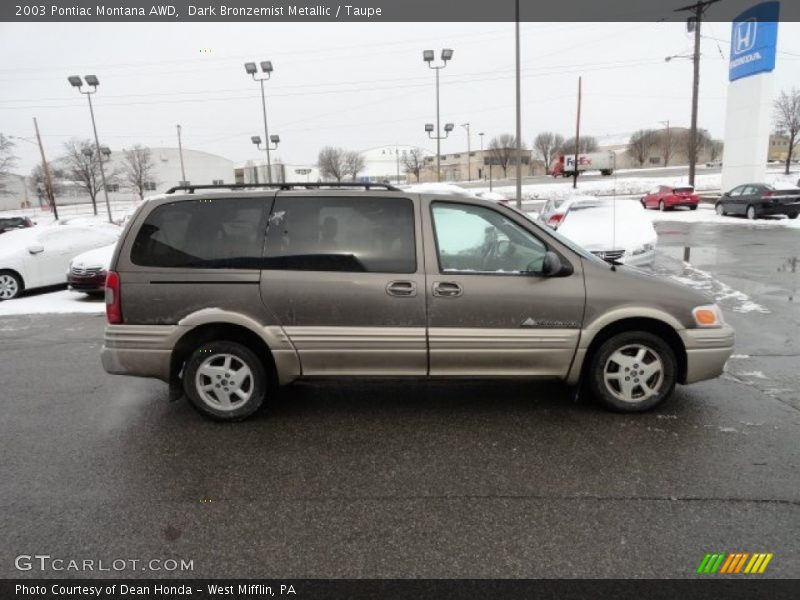 Dark Bronzemist Metallic / Taupe 2003 Pontiac Montana AWD