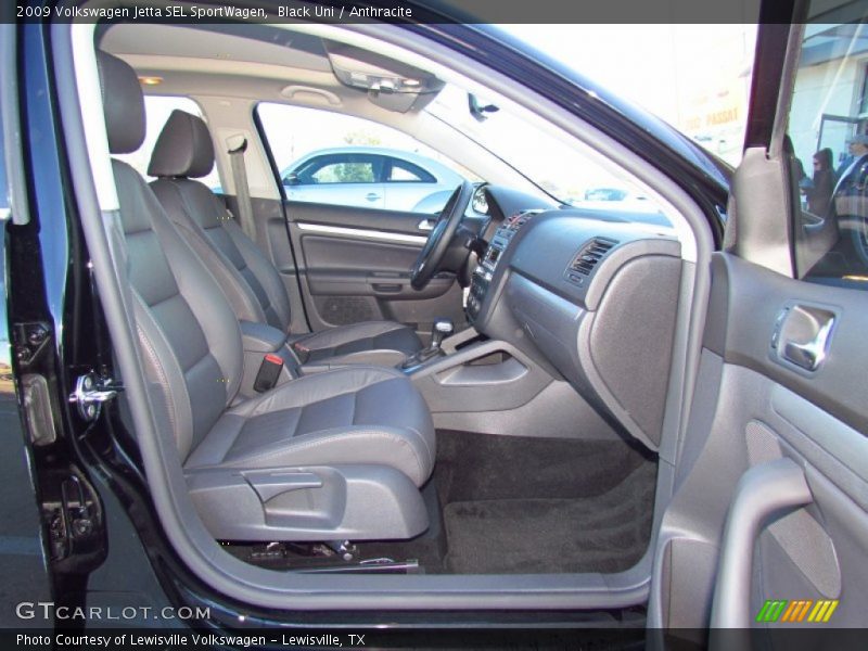  2009 Jetta SEL SportWagen Anthracite Interior