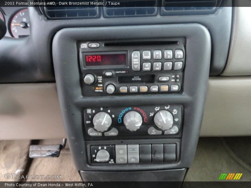 Dark Bronzemist Metallic / Taupe 2003 Pontiac Montana AWD