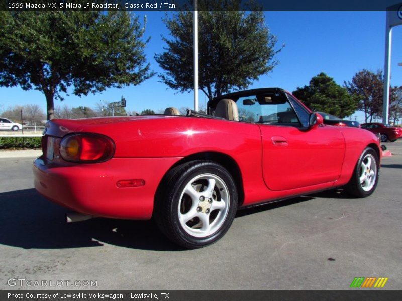 Classic Red / Tan 1999 Mazda MX-5 Miata LP Roadster