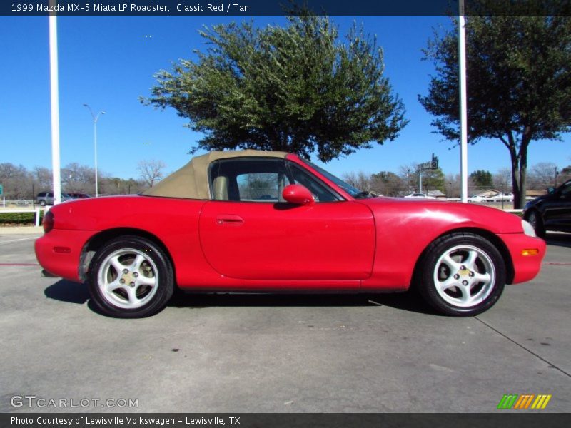 Classic Red / Tan 1999 Mazda MX-5 Miata LP Roadster