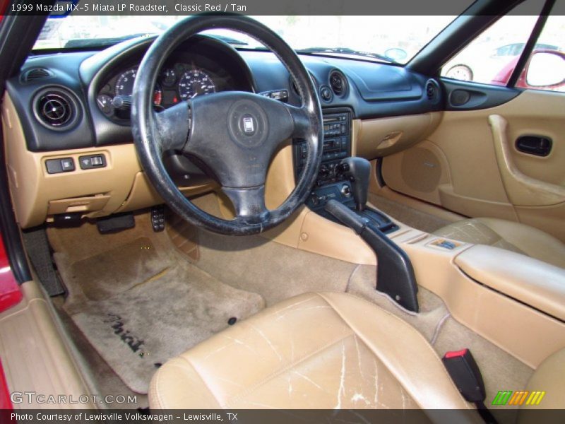 Classic Red / Tan 1999 Mazda MX-5 Miata LP Roadster