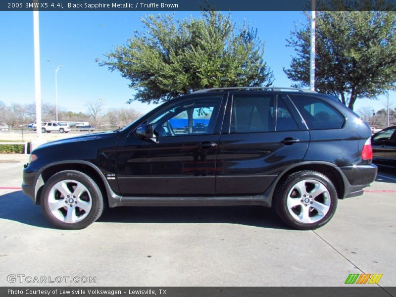 Black Sapphire Metallic / Truffle Brown 2005 BMW X5 4.4i