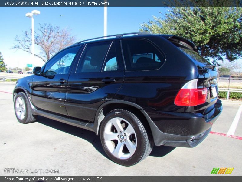 Black Sapphire Metallic / Truffle Brown 2005 BMW X5 4.4i