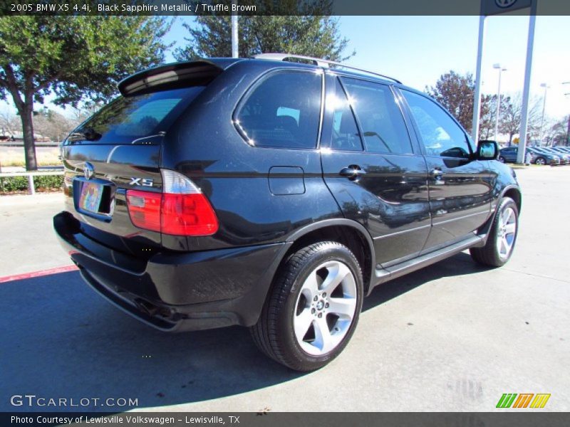 Black Sapphire Metallic / Truffle Brown 2005 BMW X5 4.4i