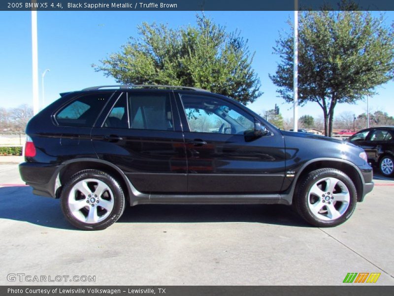 Black Sapphire Metallic / Truffle Brown 2005 BMW X5 4.4i