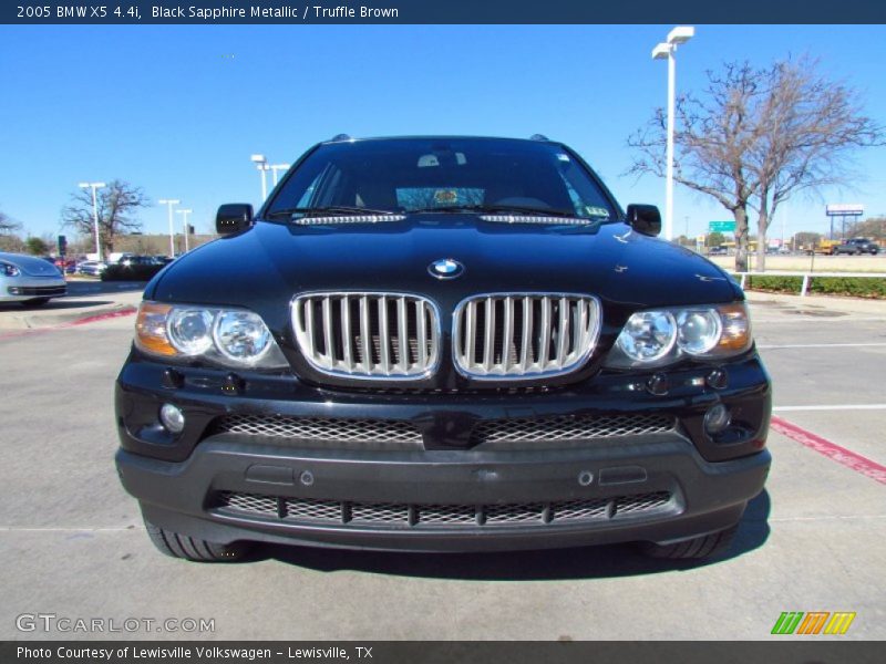 Black Sapphire Metallic / Truffle Brown 2005 BMW X5 4.4i