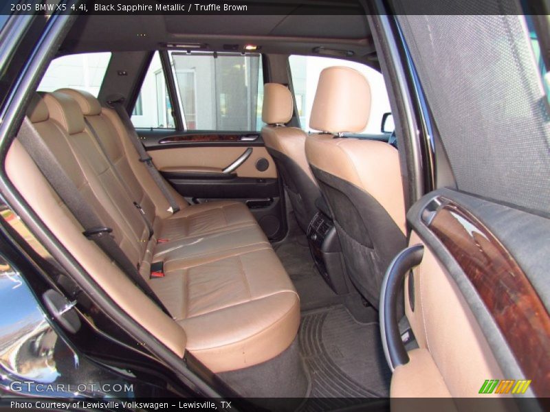 Black Sapphire Metallic / Truffle Brown 2005 BMW X5 4.4i