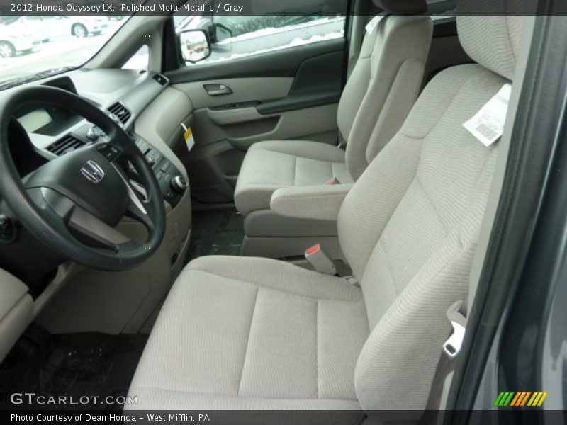  2012 Odyssey LX Gray Interior